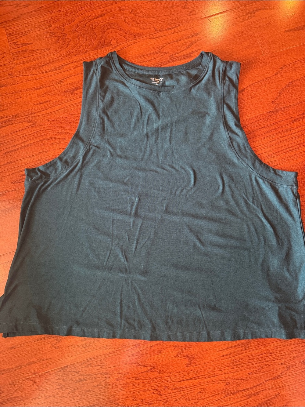 Old Navy Active Women's Dark Teal Muscle Tank